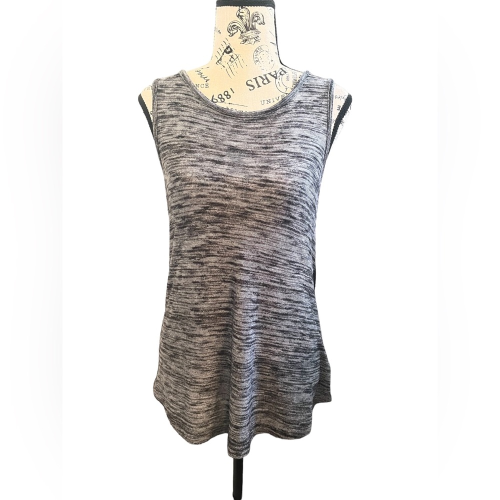 Heathered Black Gap Racerback tank